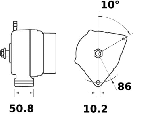 Alternator Mahle - MG315