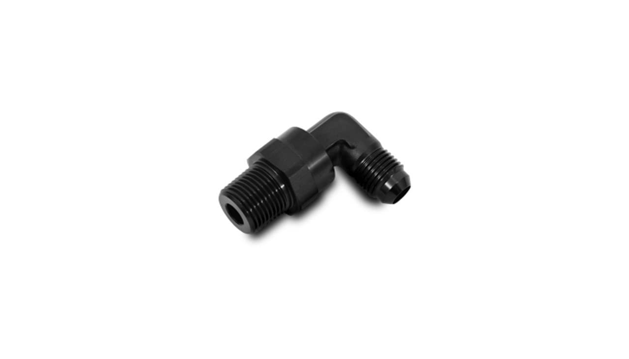 1/2in NPT Male 90 Degree Swivel - VIBRANT PERFORMANCE -6AN Flare