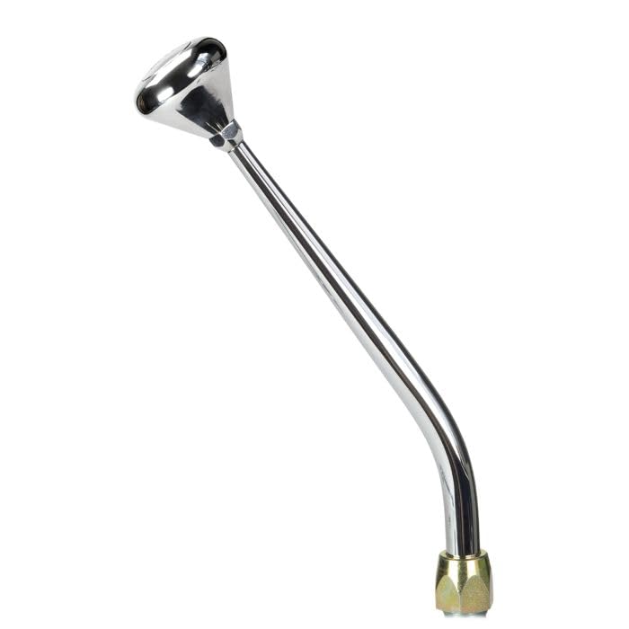 ES Shifter Lokar Performance Products 4L60E Chrome 12" Single Bend Lever Mushroom Polished Knob