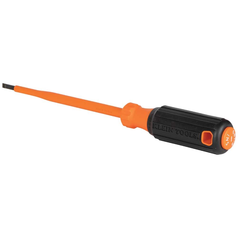 Klein Tools Insulated Screwdriver Set 85076INS, Made in USA, features 1000V Electricial Screwdrivers, (3) Phillips and (2) Slotted and Square Tips, 6-Piece