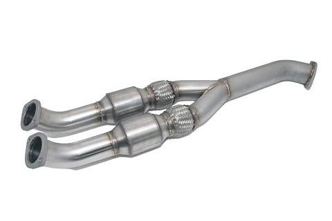 90mm Midpipe ALPHA GT-R w/Race Cats 90mm Exit