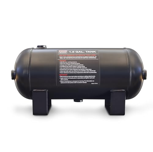 1.5 Gallon Viair Tank (Six 1/4" NPT Ports, 200 PSI Rated)
