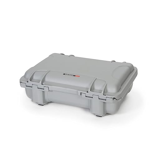 Waterproof Nanuk 923 Hard Case Empty with Incorporated TSA Approved Travel Lock Latches - Silver (923-0005)