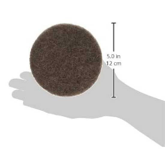 5" Coarse Scrubber Pad Shurhold for Dual Action Polisher - Efficient Cleaning for Wood Buffing & Paint Removal