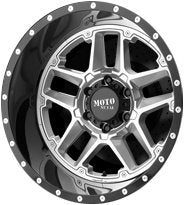Moto Metal 20X9 MO987 G-SLV G-BLK LP 18MM - 6X5.5 MO98729068418