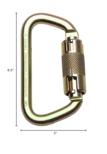 A100301 Werner 1/2" Carabiner, 3600 lb Gate, 1per Pack