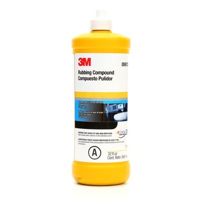 3M Rubbing Compound (05973), 05973, 1 Quart, 6 per case [You are Purchasing The Min Order Quantity which is 6 Bottles]