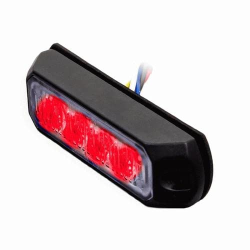 Heise Red Single Color Marker Lights - 3.8 Inch - 4 Led