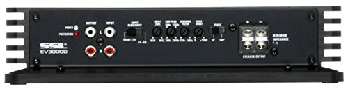 Sound Storm Laboratories Evolution Series EV3000D Car Audio Amplifier – 5000 High Output, Class D, Monoblock, 1 Ohm, Low Level Inputs, Low Pass Crossover, Hook Up to Stereo and Subwoofer
