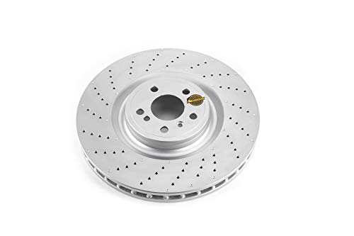 Power Stop EBR1461EVC Genuine Geomet Coated Front Brake Rotor For GL450, GL550, GLE43 AMG, GLE450, GLE550e, GLE63 AMG, GLS550, ML550, ML63 AMG [Model Specific]