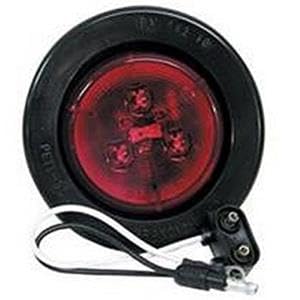 Round Peterson Red Clearance Side Marker Light