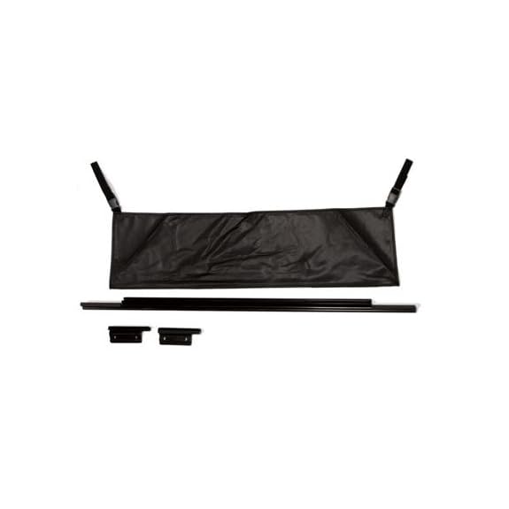 Rampage Products Complete Rampage Soft Top | Vinyl, Grey Denim with Tinted Windows, includes Frame & Hardware | 68211 | Fits 1987 - 1995 Jeep Wrangler YJ, with Soft Upper Doors