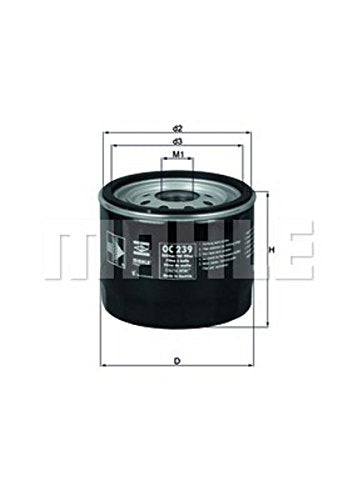 Oil Filter MAHLE OC 239