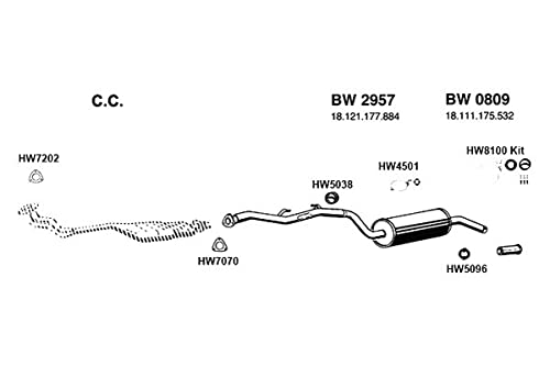 HW5096 Ansa - Exhaust Hanger