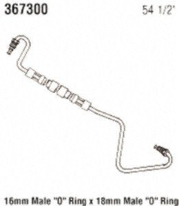 Power Steering Gates 367300 Hose Assembly Pressure Line