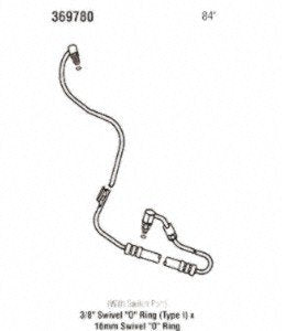 Power Steering Gates 369780 Hose Assembly Pressure Line