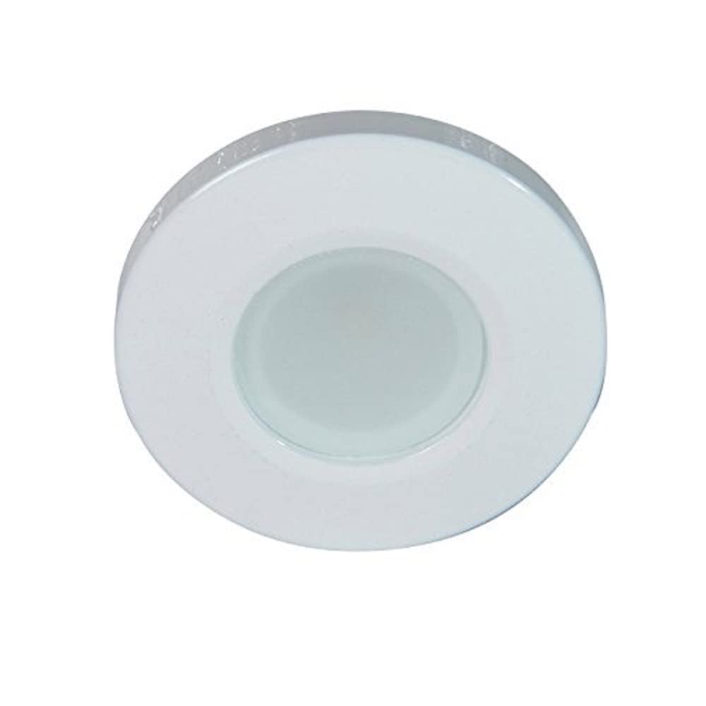 Orbit Flush Mount Down Light, Lumitec 115258, LED, White Housing, Dimmable White, Non-Dimming Red, Non-Dimming Blue