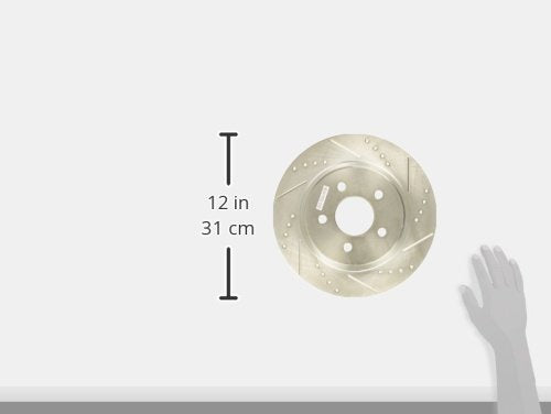 Power Stop Rear AR8174XPR Drilled & Slotted Rotor Pair For Ford Mustang 2005-2014 [Model Specific]