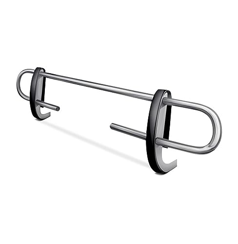 Rear Bumper Guard Black Horse Double Tube Stainless Steel Compatible with 2009-2014 Nissan Murano-8D118501DSS