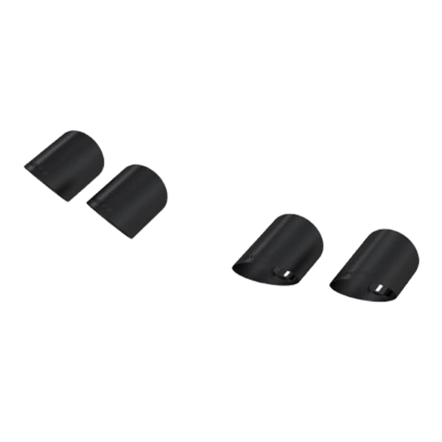 15-24 MBRP Ford Mustang T304 SS 4in OD / 6.5in Length Quad Tip Cover Kit - Black Tip