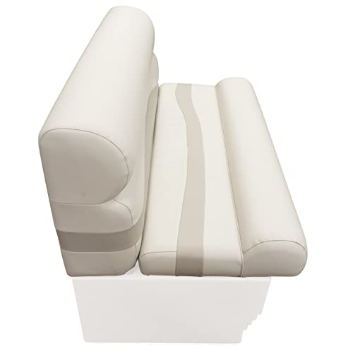 Wise Premier Series BM1145-1066 Pontoon 50" Bench Seat Cushion Set, Stone/Mocha Java/Khaki