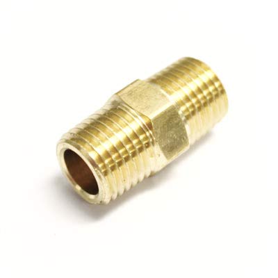 1/4" NPT Ridetech Brass Close Nipple 31957001