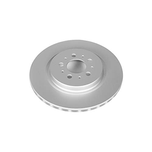 Power Stop EBR1071EVC Evolution rear Genuine Geomet® Coated Brake Rotor For Volvo S60 2004-2007, Volvo V70 2004-2007 [Model Specific]
