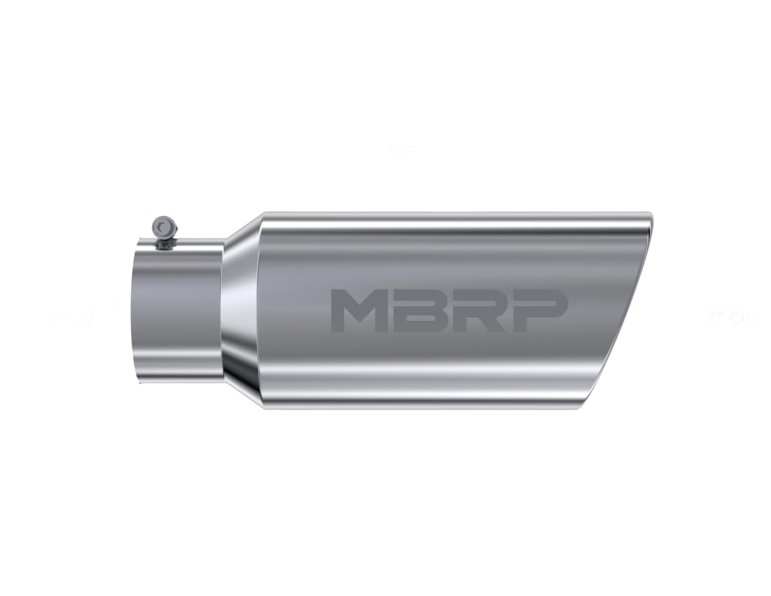 7" O.D. MBRP T5127 Rolled End Exhaust Tip (T304)