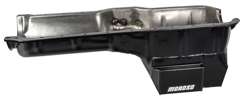 Moroso Steel Oil Pan 27862, Fits Jeep 4.0 I6 Engine, Use in Jeep TJ/XJ/YJ Chassis