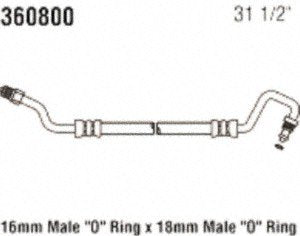 Power Steering Gates 360800 Hose Assembly Pressure Line