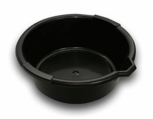 32950 Funnel King Oil Drain Pan, Length 13 1/2", Height 4 1/2", Made in USA, Black