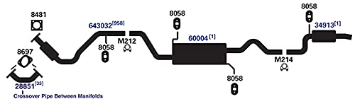 Exhaust Pipe AP Exhaust 34913