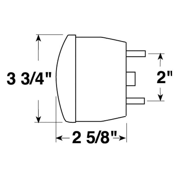 Universal Peterson Manufacturing Stud-Mount 428 Tail Light