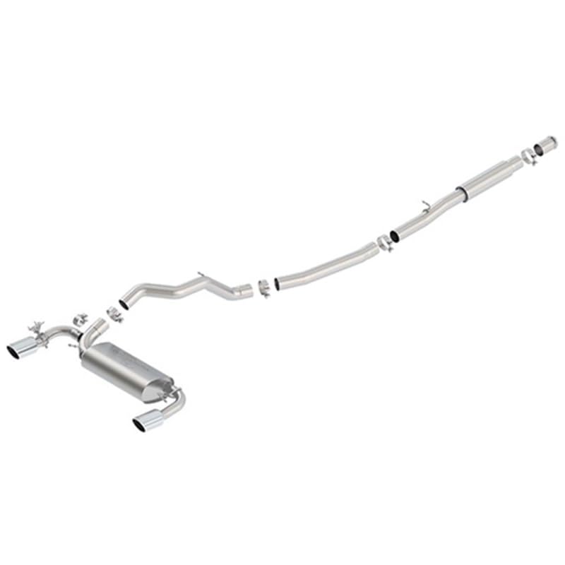 2016-2017 Focus RS Ford Racing (M-5200-FRS) Active Sport Cat-Back Exhaust System w/Polished Tips
