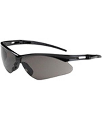 250-AN-10112 Anser Semi-Rimless Safety Glasses with Black Frame, Gray Lens and Anti-Scratch Coating