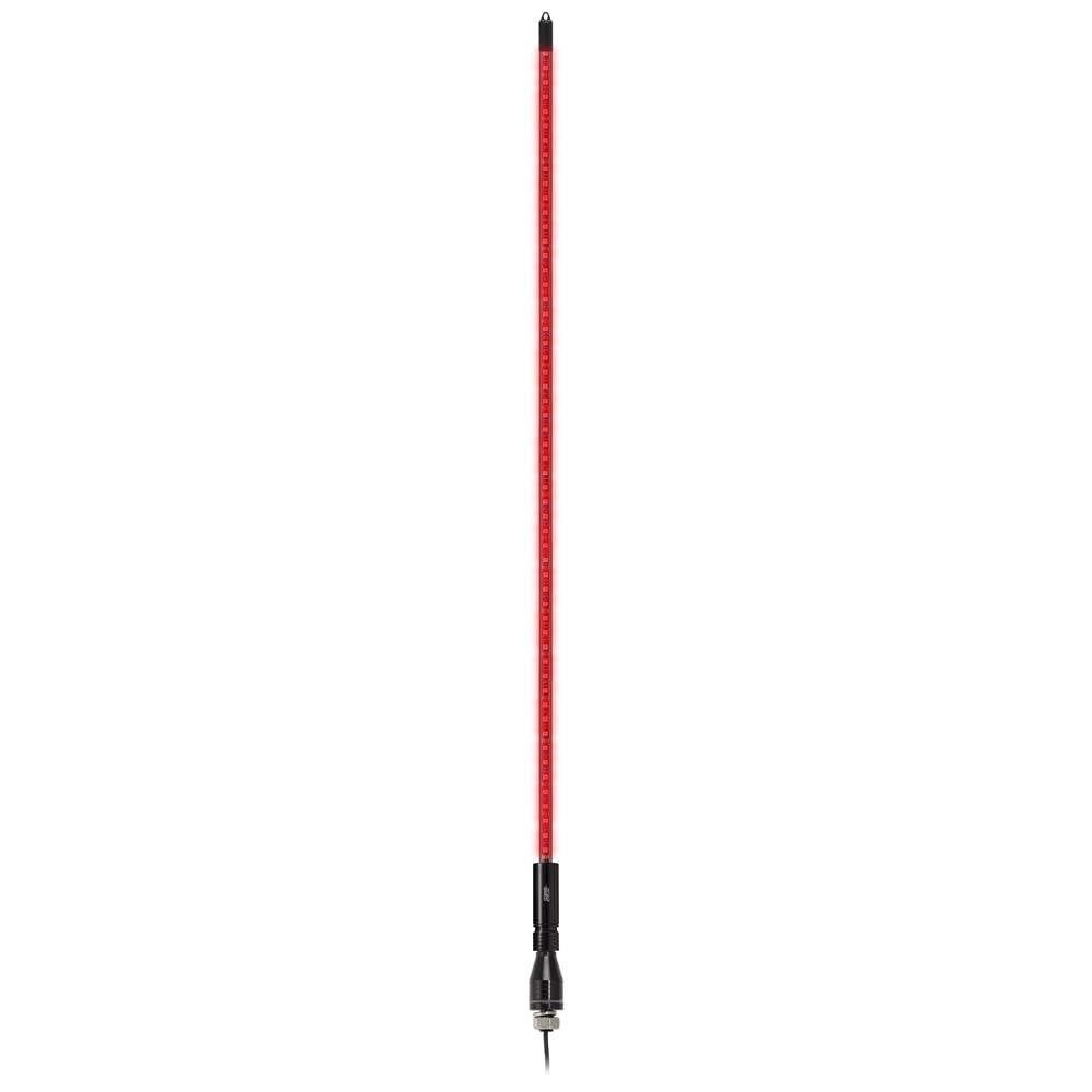 Metra Electronics - 6ft Single Color LED Whip Antenna - Red (MPS-RWHIP6) Whip Antennas