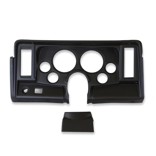 Auto Meter Gauge Kit 7024-DB, 6 Pc, Nova 69-76, Tach/Mph/Fuel/Oilp/Wtmp/Volt, Designer Black