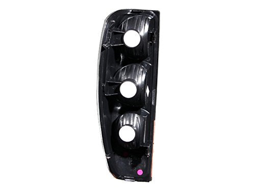 Black Euro Tail Light Set-Clear Lens ANZO USA 211007