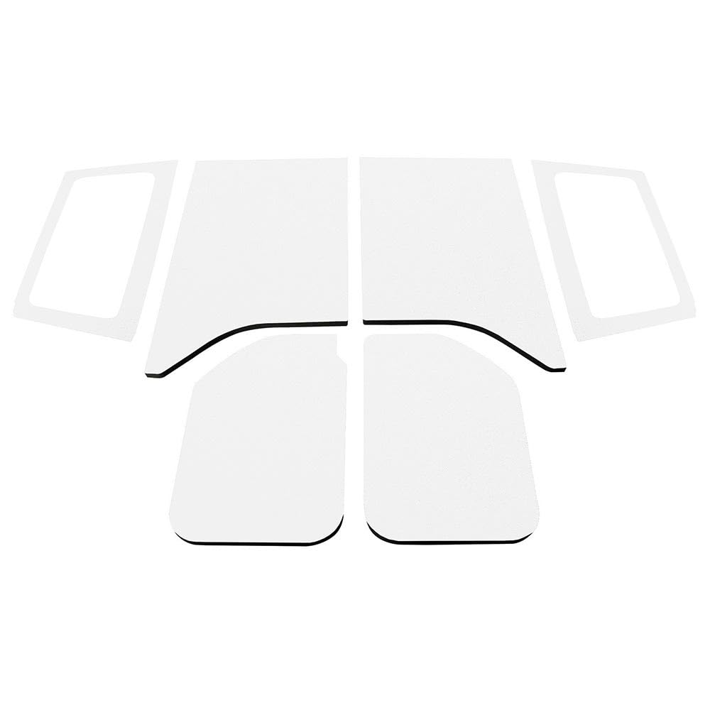Design Engineering 50287 Original Boom Mat White Sound Deadening HeadLiner Kit Compatible with 2-Door Jeep Wrangler JK (2011-2018)
