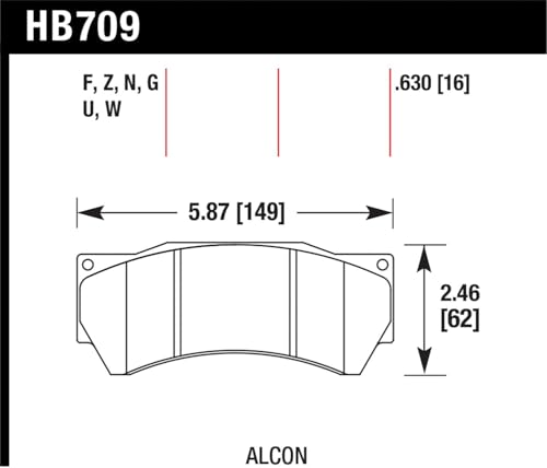 Hawk Performance DTC-60 Motorsport HB709G.630 Brake Pads