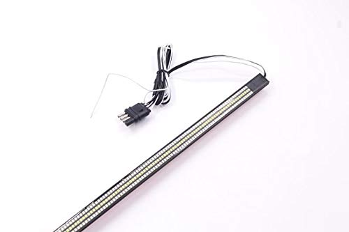 Race Sport Lighting 48in RS120048 TRIPLE ROW LED Truck Tailgate Light Bar 5-function 3-Color IP68 with Sequential Amber Turn Signals