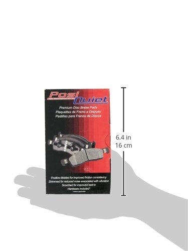 Centric Posi Quiet 105.08680 Premium Ceramic Rear Disc Brake Pad Set for Select Chrysler, Dodge, Jeep and Mitsubishi Model Years