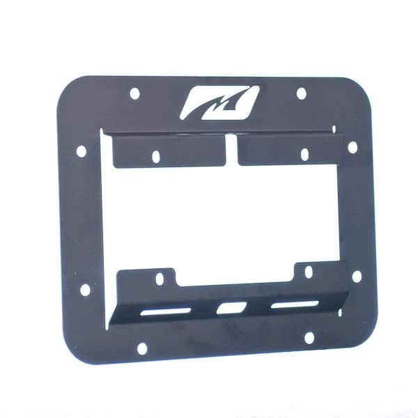 Spare Tire Delete Motobilt tag Mount for Jeep JK / JKU, clear