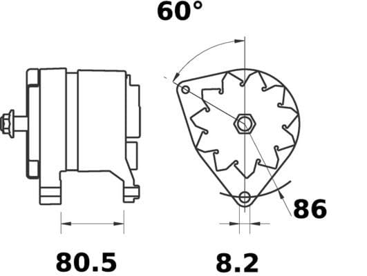 Alternator Mahle - MG212