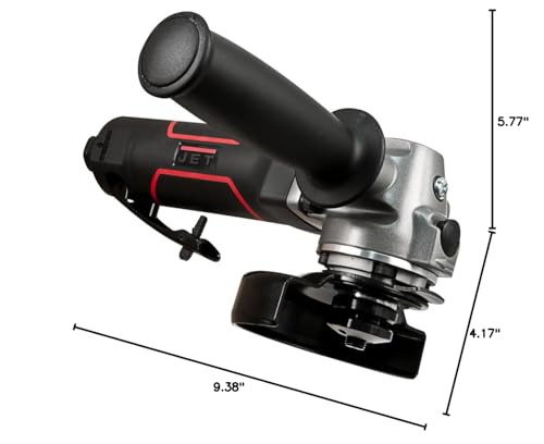 4-Inch JET Pneumatic Angle Grinder, 12000 RPM (Model JAT-450)