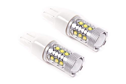 7443 LED Bulb Diode Dynamics XP80 LED Cool White Pair