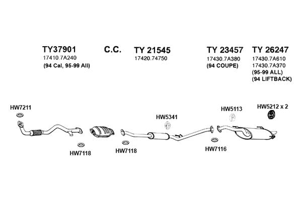 HW5341 Ansa - Exhaust Hanger