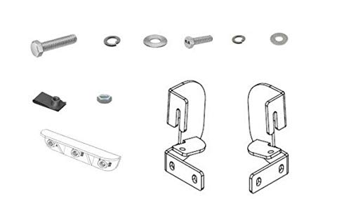 Dominator Xtreme D1 / D2 / D6 / DS/DSS/DT Brackets Go Rhino | Textured Black | D64052TK | Fits 2014-2018 Chevrolet/GMC Silverado/Sierra 1500 Crew Cab Pickup & Other Trucks (See Description)