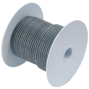 16 AWG Ancor Grey Primary Wire - 100'