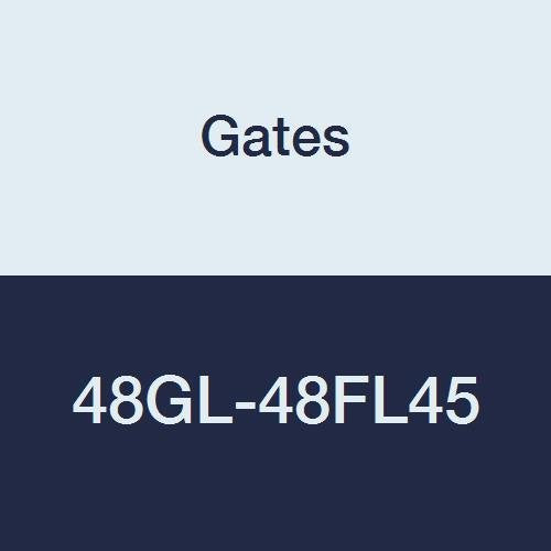 Gates GL Couplings 48GL-48FL45, Code 61 O-Ring Flange, 45 Bent Tube, 3" ID